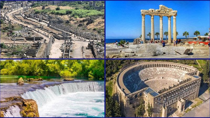 PERGE ASPENDOS SIDE UND MANAVGAT WASSERFALL TOUR AB ANTALYA